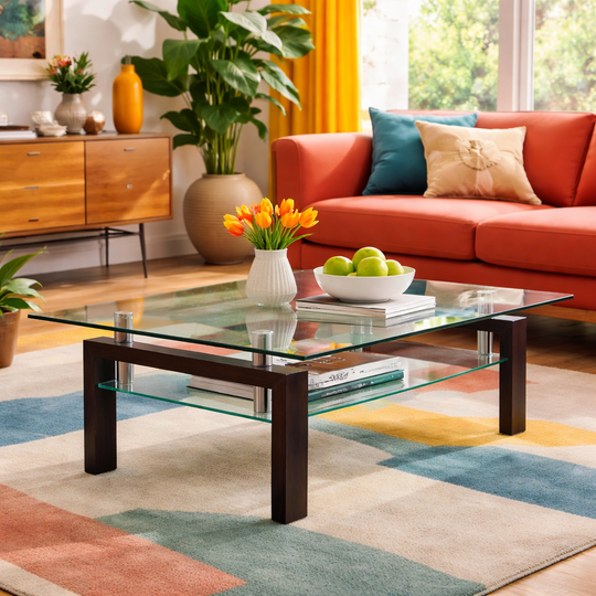 Structured Glass Table - Whats New Furniture - Portland, Oregon