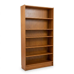 Tall Teak Contemporary Bookcase - view 4