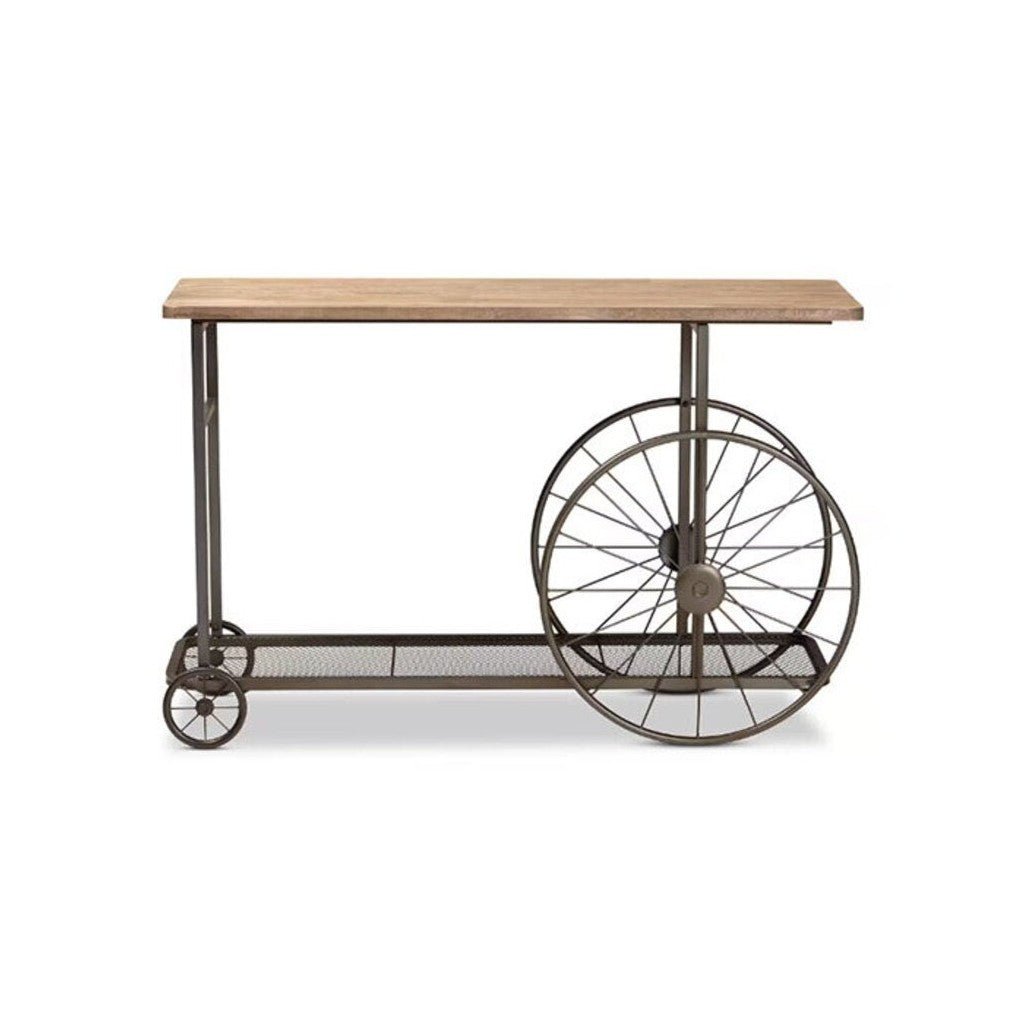 Tall Wheel Console - Whats New Furniture - Portland, Oregon