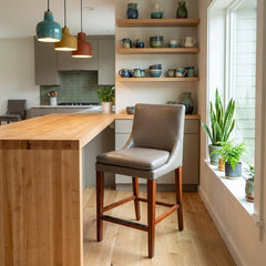 Taupe Bar Stools - view 4