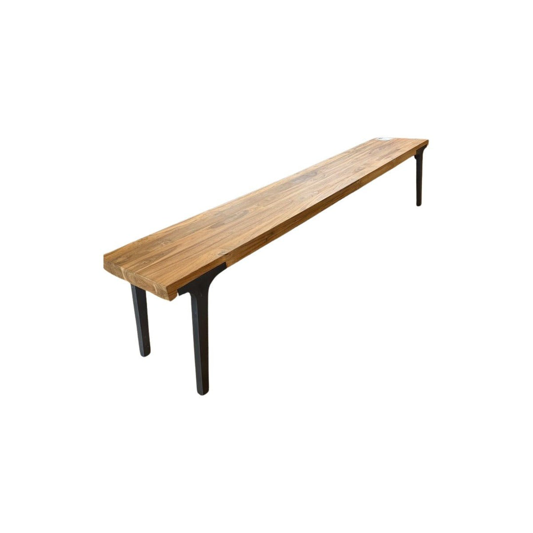 Teak Mid-Century Bench - view 2