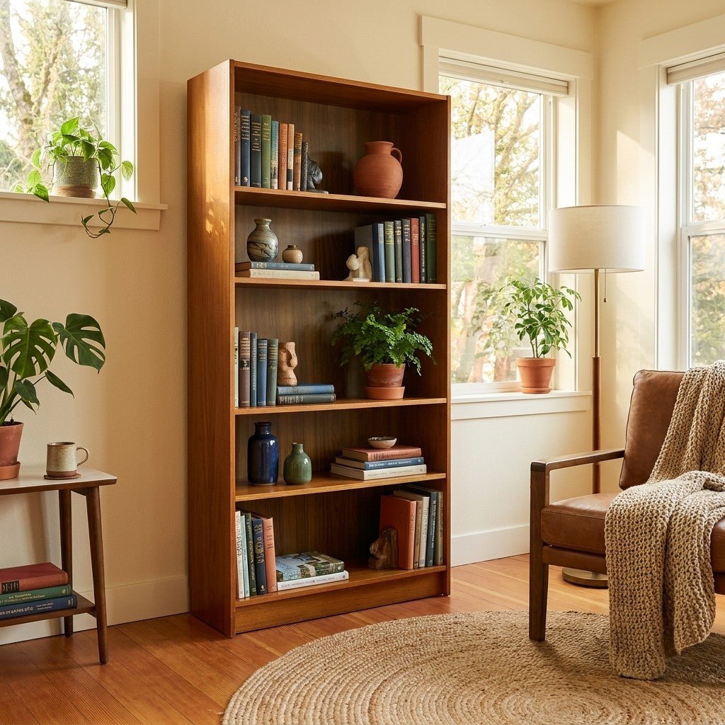 Teak Mid-Century Bookcase - view 5