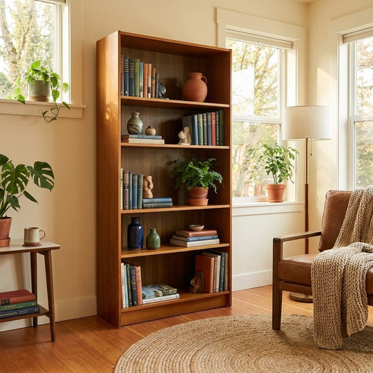 Teak Mid-Century Bookcase - view 5