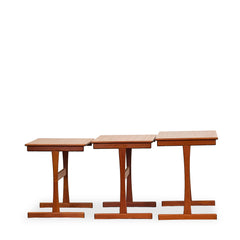 Teak Nesting Tables - Whats New Furniture - Portland, Oregon