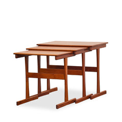 Teak Nesting Tables - Whats New Furniture - Portland, Oregon