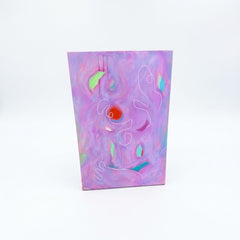 “The Pink Lady” Hand Painted - Acrylic - view 2