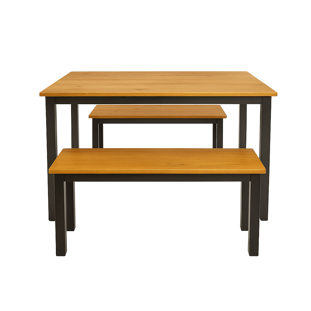 Reclaimed Barn Wood Table w/Benches - Whats New Furniture - Portland, Oregon