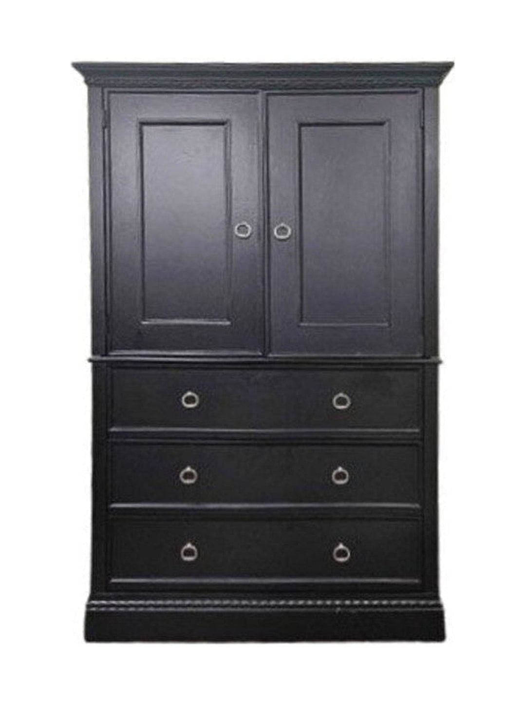 Traditional Black Armoire - Whats New Furniture - Portland, Oregon