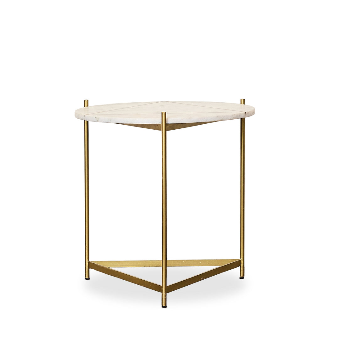 Triangle In - lay Side Table - Whats New Furniture - Portland, Oregon