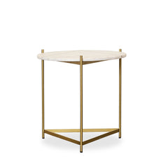 Triangle In - lay Side Table - Whats New Furniture - Portland, Oregon