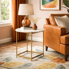 Triangle In - lay Side Table - Whats New Furniture - Portland, Oregon