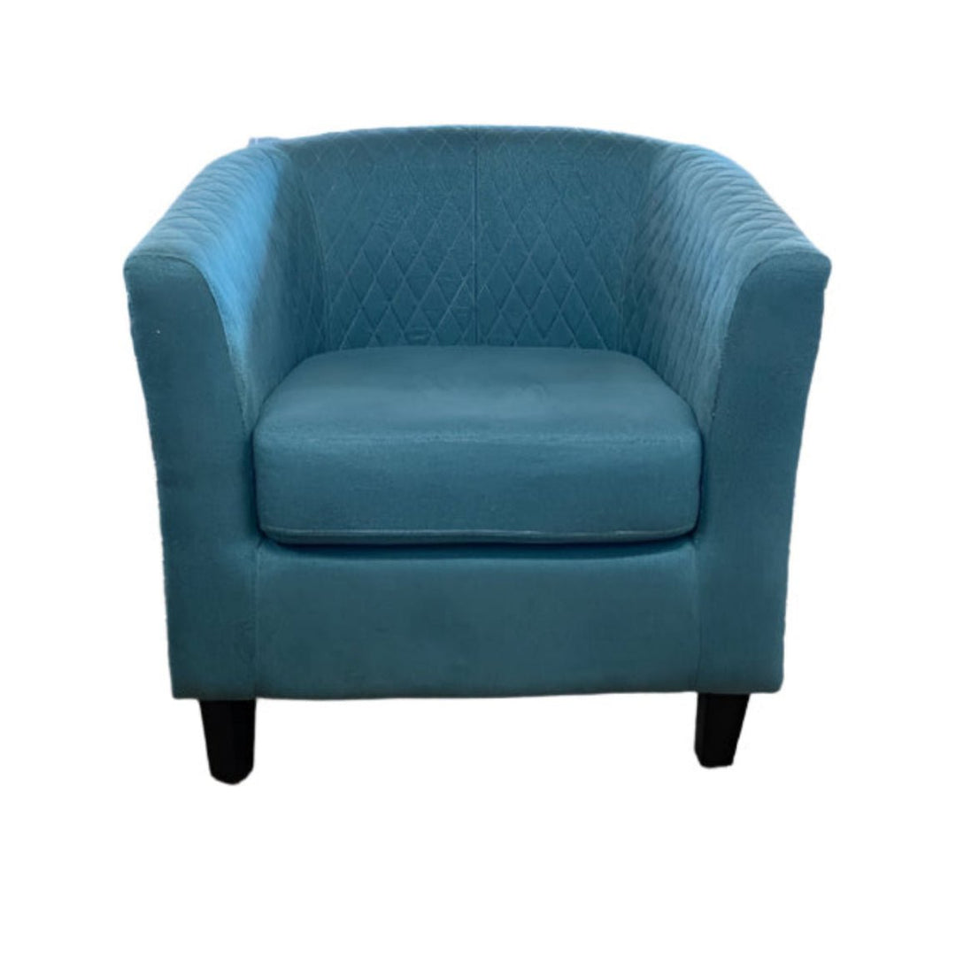 Turquoise Nailhead Chair - Whats New Furniture - Portland, Oregon