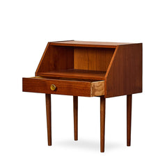Vintage Danish Nightstand w/ Drawer - Whats New Furniture - Portland, Oregon