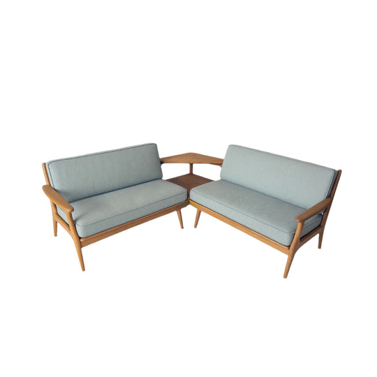 Vintage Mid-Century Modern Sectional w/ Table