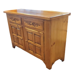 Vintage Pine Sideboard detail view 2 - Whats New Furniture - Portland, Oregon