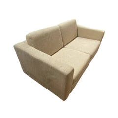 Vintage Wool Loveseat w/Wood Base - Whats New Furniture - Portland, Oregon