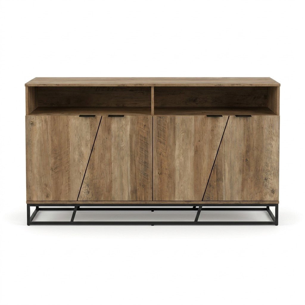 Walnut Mid-Century Sideboard - consignment furniture Portland