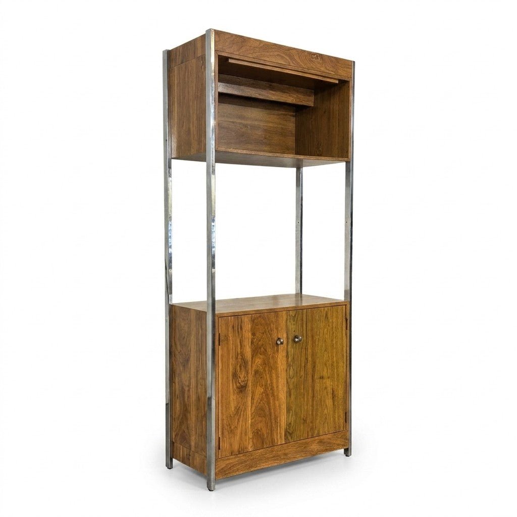 Walnut Mid-Century Storage - view 4