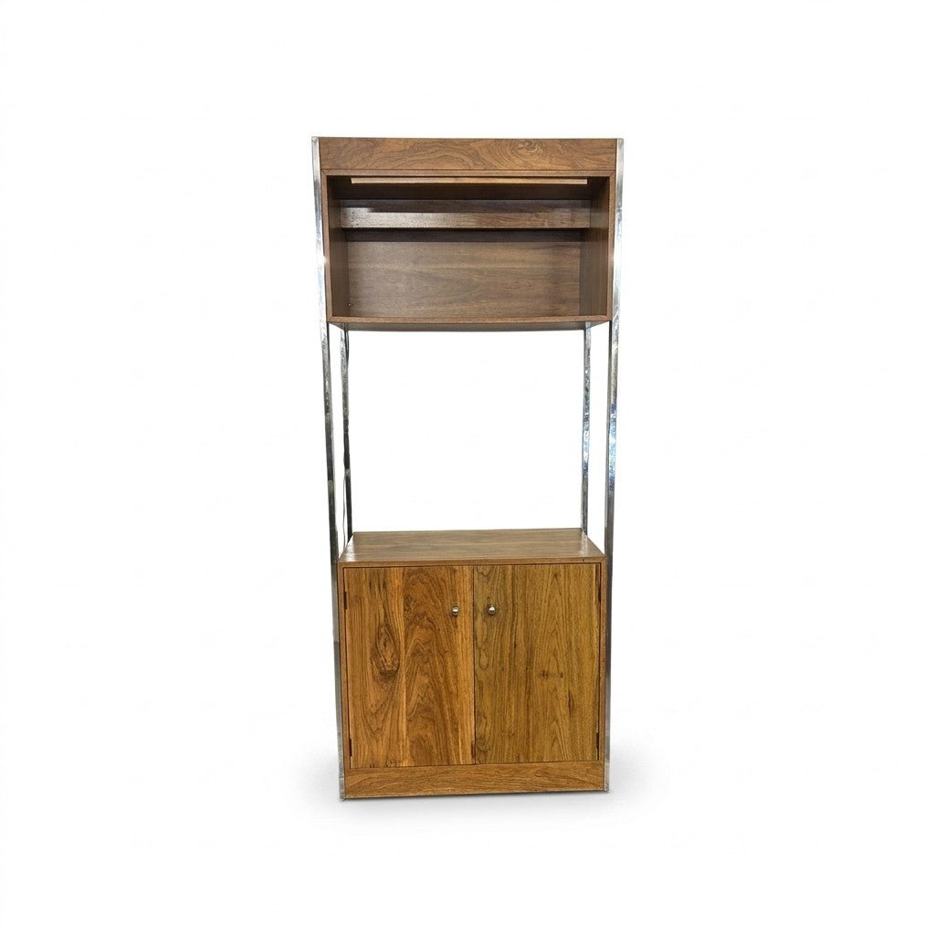 Walnut Mid-Century Storage - view 2