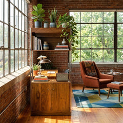 Walnut Mid-Century Storage - view 5