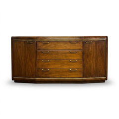 Walnut Post Modern Dresser - view 4