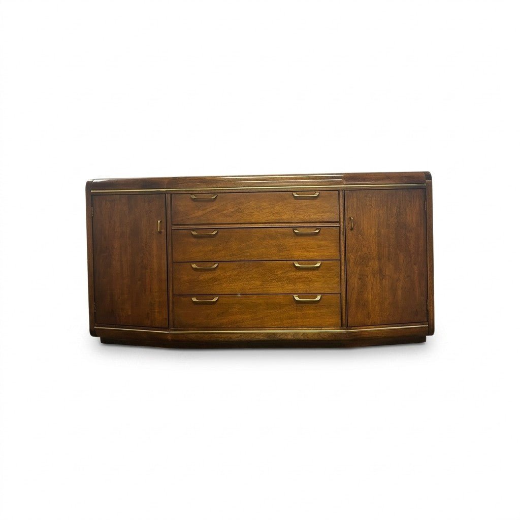 Walnut Post Modern Dresser - view 2