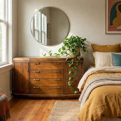 Walnut Post Modern Dresser - view 5