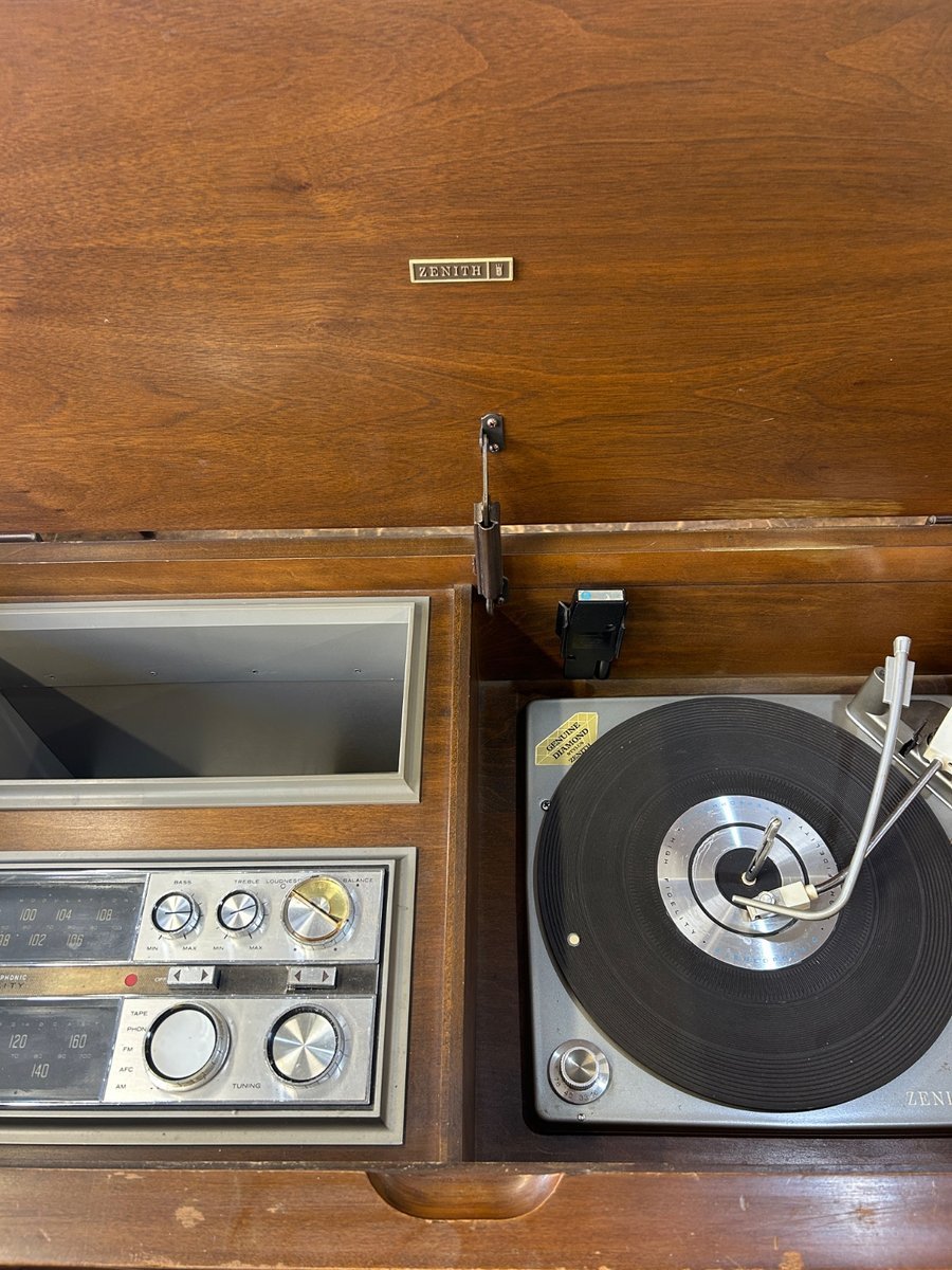 Walnut Turntable Stand - view 4