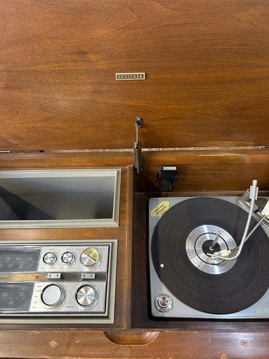 Walnut Turntable Stand - view 4