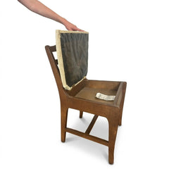 Walnut Vintage Sewing Chair - view 3