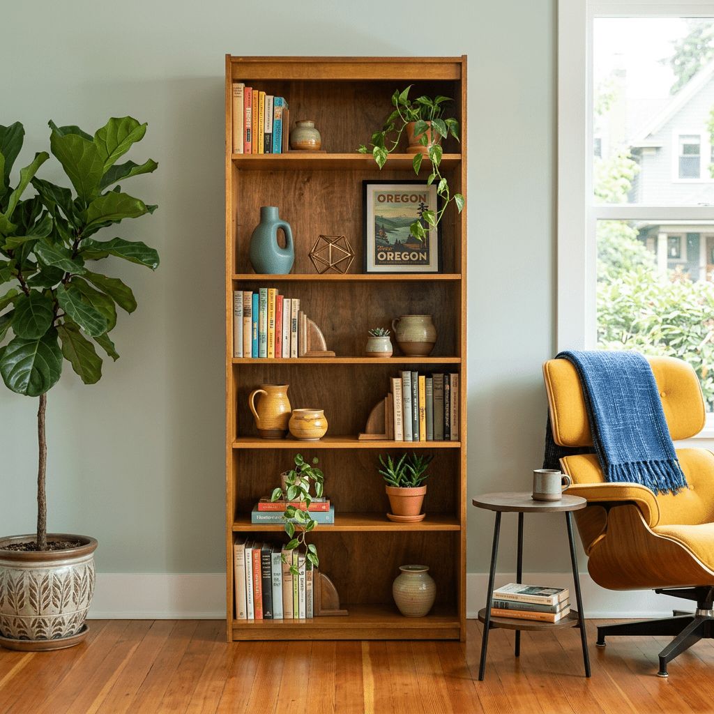 Warm Oak Bookcase - view 4