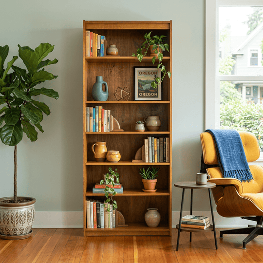 Warm Oak Bookcase - view 4