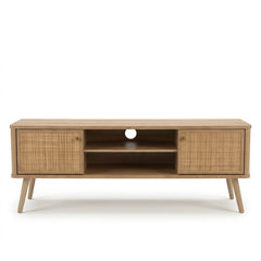 Washed Oak Media Cabinet - consignment furniture Portland
