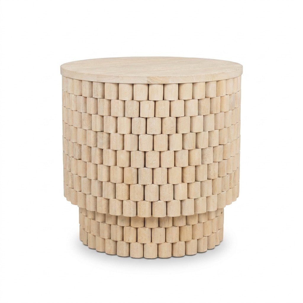 White Accent Table - view 2