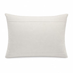 Cream accent pillows with a plush rectangular shape, sold as a pair