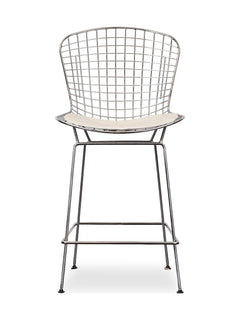 Wire Counter Stool Set (3) - Whats New Furniture - Portland, Oregon