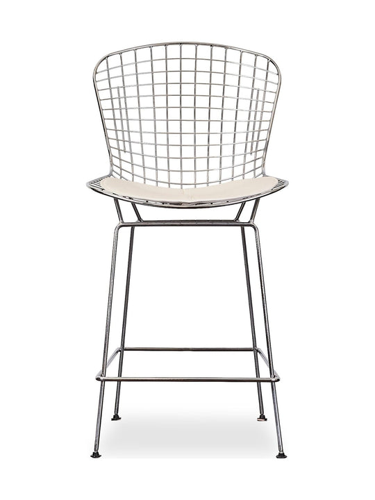 Wire Counter Stool Set (3) - Whats New Furniture - Portland, Oregon