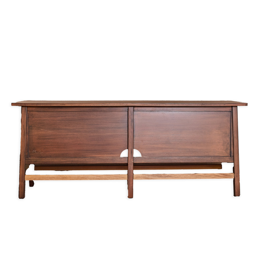 Contemporary Asian Style Media Console detail view 3 - Whats New Furniture - Portland, Oregon