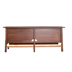 Contemporary Asian Style Media Console detail view 3 - Whats New Furniture - Portland, Oregon