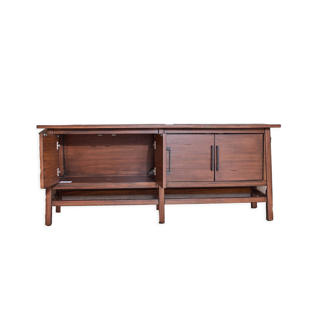 Contemporary Asian Style Media Console detail view - Whats New Furniture - Portland, Oregon