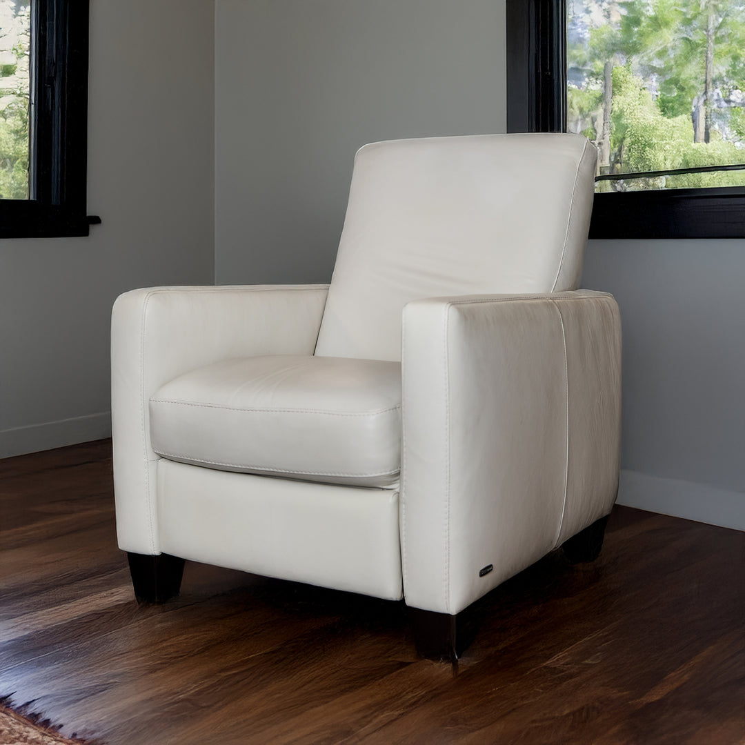 Contemporary Leather Reclining Chair detail view 3 - Whats New Furniture - Portland, Oregon