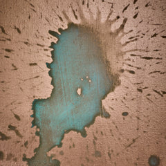 Copper and Acid Wash Art detail view 2 - What&