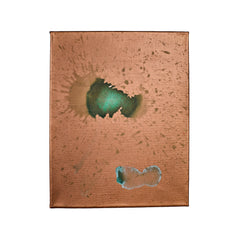 Copper and Acid Wash Art detail view - What&