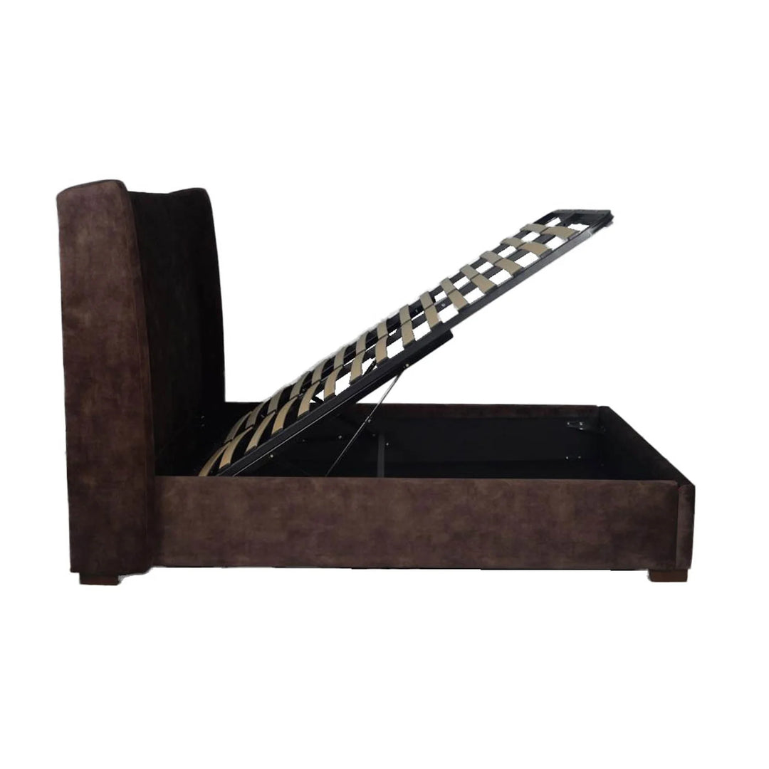 Cora Storage Queen Bed Frame detail view 8 - Whats New Furniture - Portland, Oregon