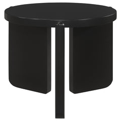 Cordova 2-piece Solid Wood Coffee and End Table Set Black - What&