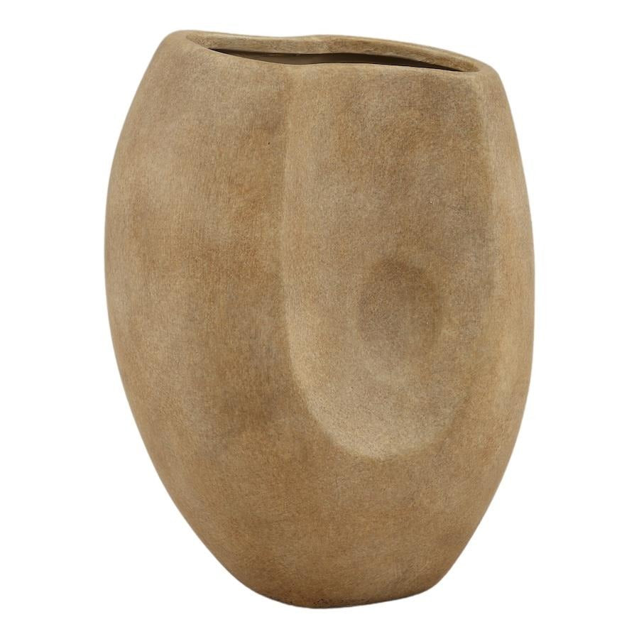 Corland Vase Sand by Dovetail - product view