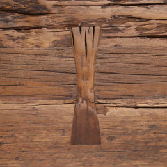 Corvella Bench - Reclaimed Mango in Brown - detail 2 studio view - Benche by Dovetail - Whats New Furniture Portland OR