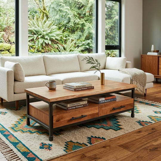 Cherrywood Scan Design Coffee Table - view 5