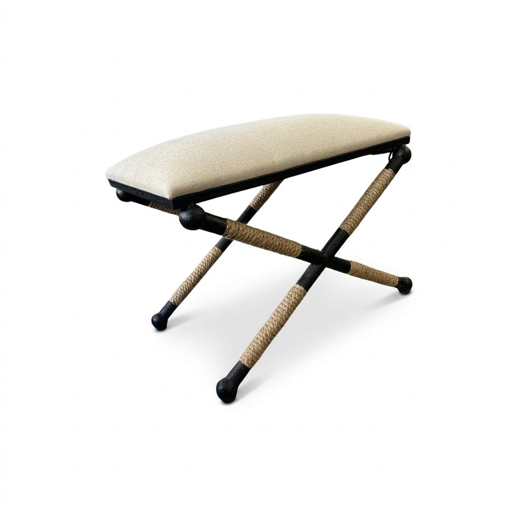 Cream Ottoman - view 3