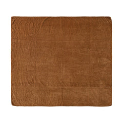 60"L x 50"W Cotton Velvet Throw with Hand-Embroidered Kantha Stitch